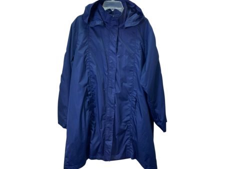 Coat Raincoat By Totes In Blue, Size:3X For Cheap