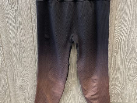 Athletic Leggings By Pink In Black & Purple, Size: M For Cheap