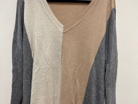 Sweater By Jodifl In Cream & Grey, Size: S Online Hot Sale