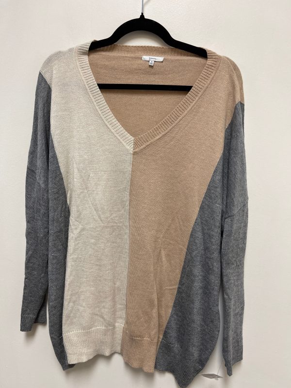 Sweater By Jodifl In Cream & Grey, Size: S Online Hot Sale