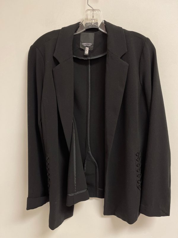 Blazer By Simply Vera In Black, Size: M For Discount