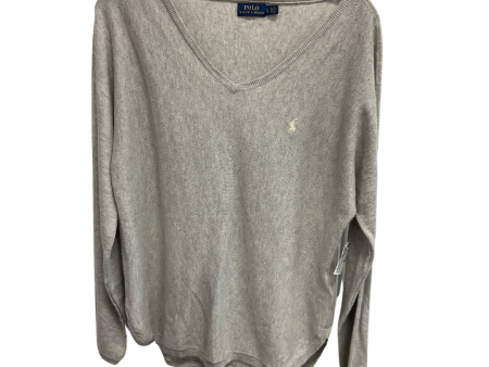 Sweater By Polo Ralph Lauren In Grey, Size: L Supply