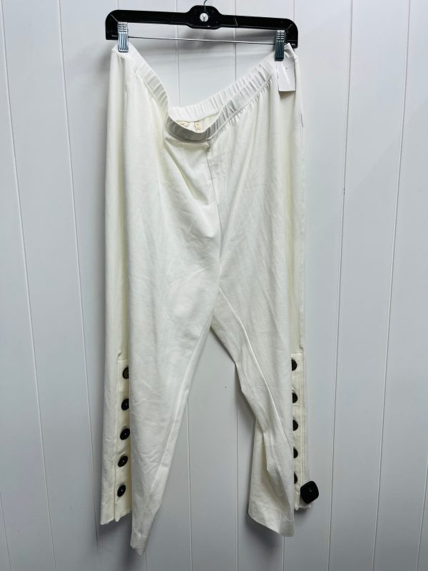 Pants Wide Leg By Soft Surroundings In White, Size: 1x Online Sale