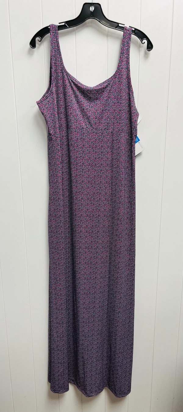 Dress Casual Maxi By Columbia In Blue & Red & White, Size: Xl Fashion