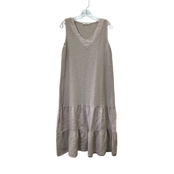 Dress Casual Midi By Francesca’S In Taupe, Size:S Online now