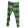 Pants Leggings By Time And Tru In Multi-colored, Size: L Supply