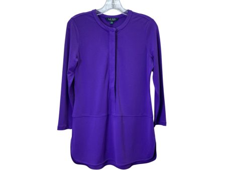 Top Ls By Lauren By Ralph Lauren In Purple, Size:S Online Hot Sale