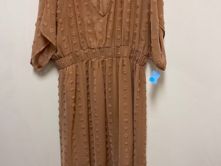 Dress Casual Maxi By Clothes Mentor In Cream, Size: 1x Online Hot Sale