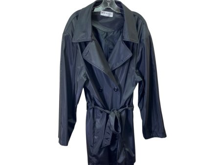 Coat Raincoat By Dressbarn In Black, Size:3X Cheap