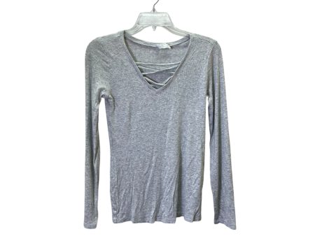 Top Ls By Cable And Gauge In Grey, Size:S Cheap