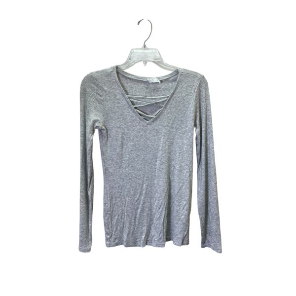 Top Ls By Cable And Gauge In Grey, Size:S Cheap