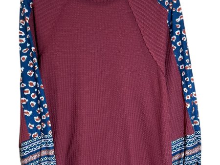 Top Long Sleeve By Clothes Mentor In Red, Size: L For Cheap