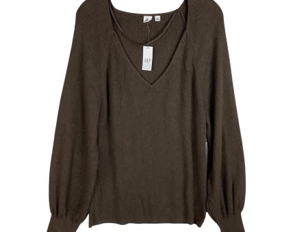 Sweater By Gap In Brown, Size: Xl For Cheap