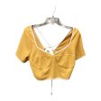 Top Short Sleeve By Maeve In Yellow, Size: L on Sale