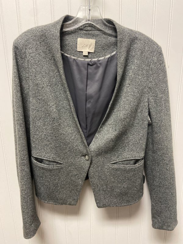 Blazer By Loft In Grey, Size: M Online Hot Sale