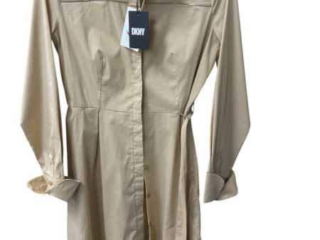 Dress Casual Short By Dkny In Tan, Size: 8 For Cheap