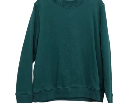 Athletic Sweatshirt Crewneck By Puma In Green, Size:M Online Hot Sale