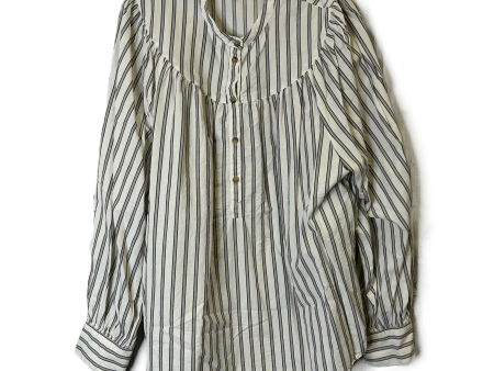 Top Long Sleeve By Old Navy In Striped Pattern, Size: Xl Cheap