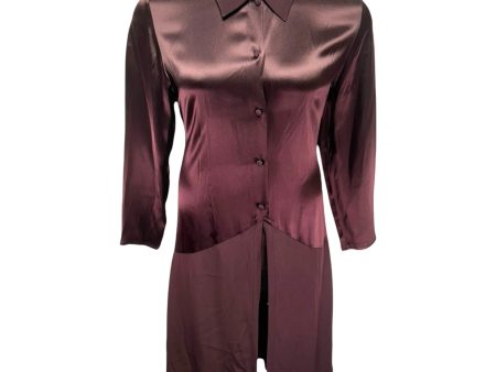 Tunic Long Sleeve By lilith In Maroon, Size: M Sale