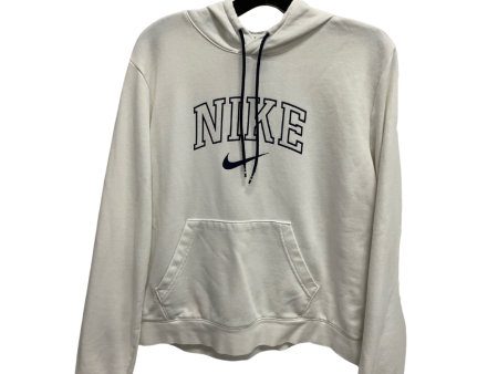 Athletic Sweatshirt Hoodie By Nike Apparel In White, Size: Xl For Sale