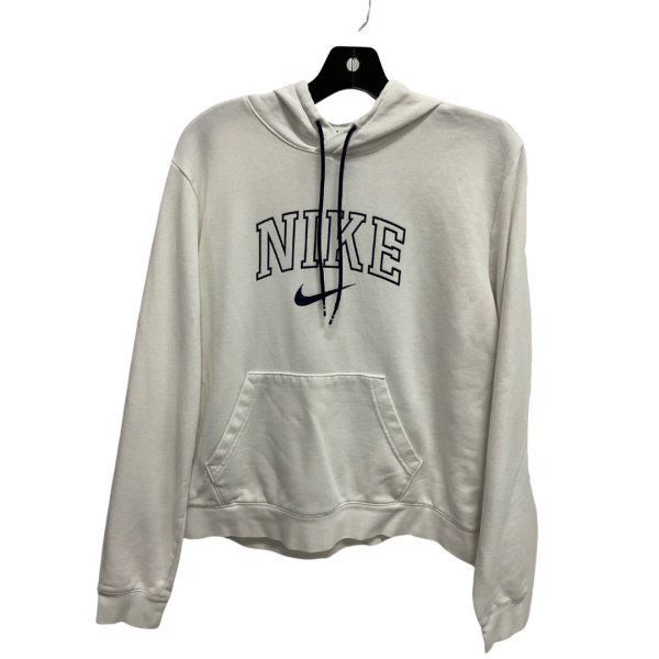 Athletic Sweatshirt Hoodie By Nike Apparel In White, Size: Xl For Sale