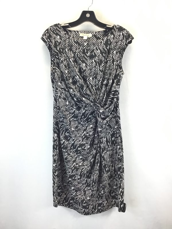 Dress Work By Clothes Mentor In Black & White, Size: L For Cheap