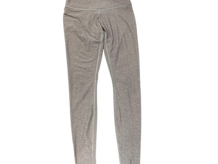 Athletic Leggings By Lululemon In Grey, Size: 4 Hot on Sale