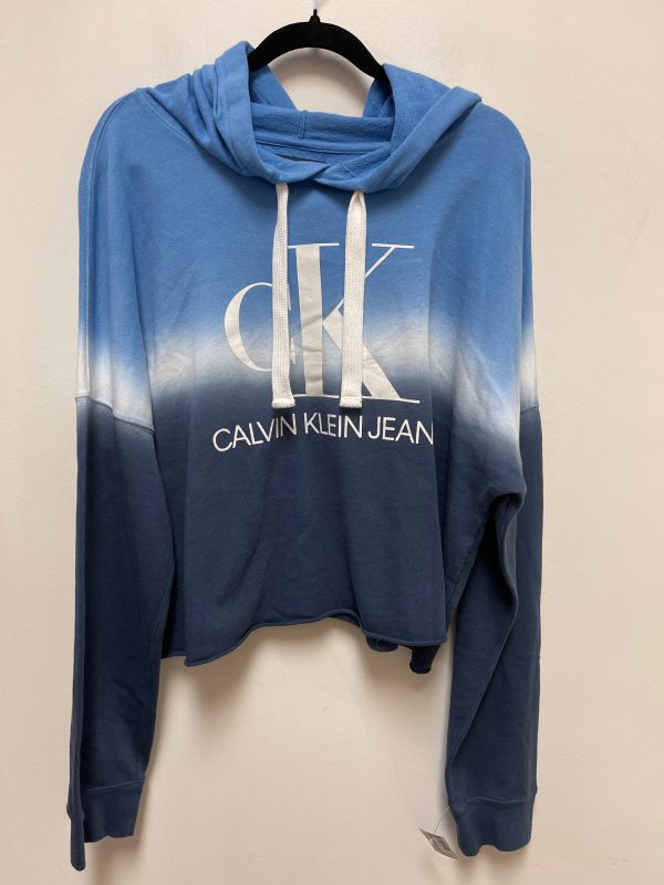 Sweater By Calvin Klein In Blue, Size: Xl Hot on Sale