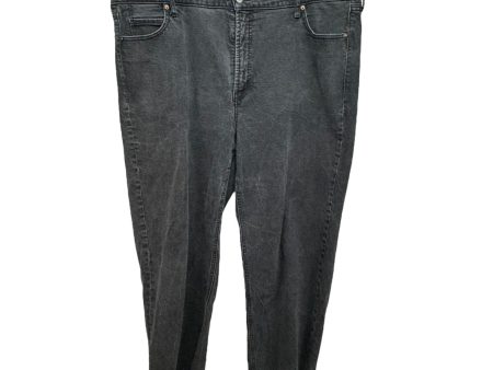 High Rise Jeans Wide Leg By Old Navy In Black Denim, Size: 22 Sale