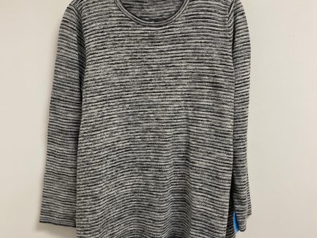 Tunic Long Sleeve By Eight Eight Eight In Grey, Size: L on Sale