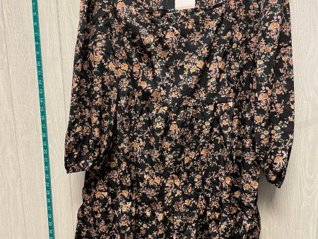 Dress Casual Short By Clothes Mentor In Floral Print, Size: 3x Hot on Sale