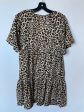 Dress Casual Midi By Clothes Mentor In Animal Print, Size: S For Sale