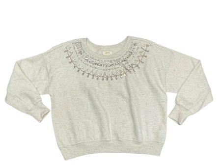 Sweater By Anthropologie In Ivory, Size: Xs on Sale