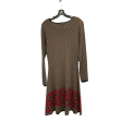 Dress Sweater By Eci In Black & Tan, Size: L For Discount