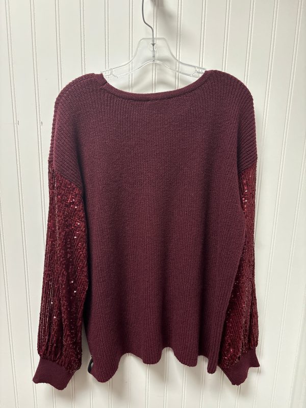 Sweater By Vince Camuto In Maroon, Size: L Supply