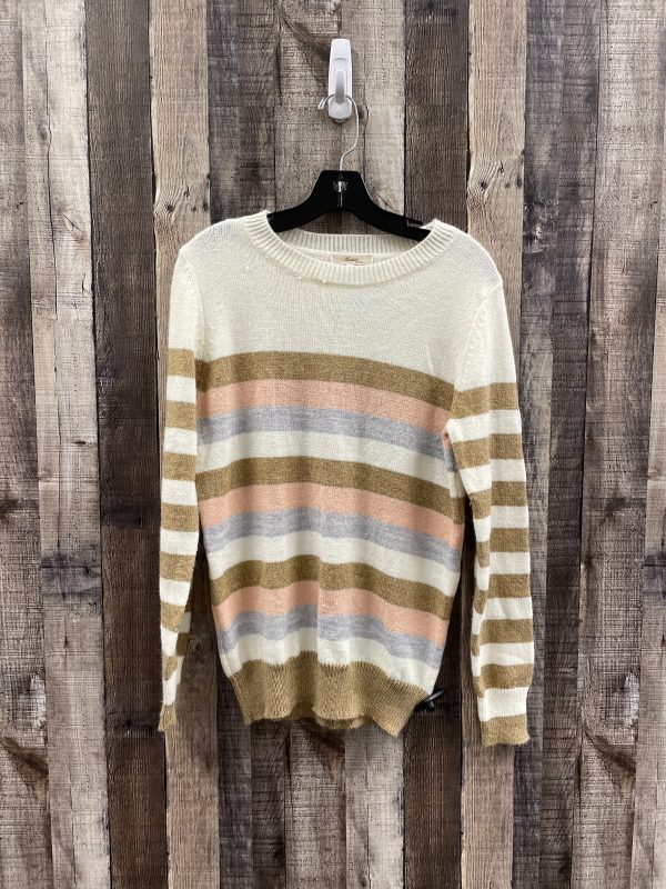 Sweater By Andree By Unit In Cream, Size: S Hot on Sale