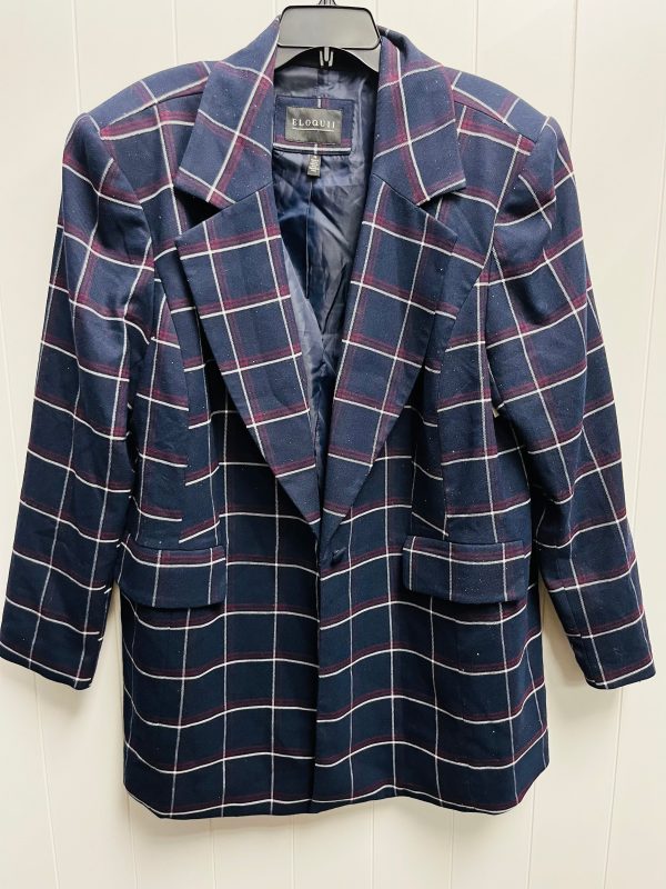 Blazer By Eloquii In Navy, Size: 20 Online Hot Sale