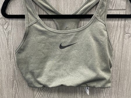 Athletic Bra By Nike Apparel In Grey, Size: L For Discount