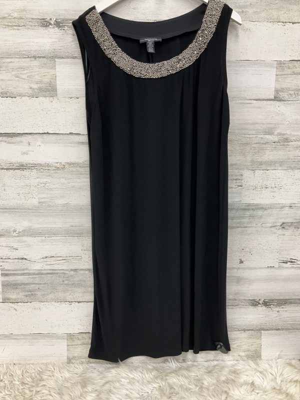 Dress Party Midi By R And M Richards In Black, Size: Xl Fashion