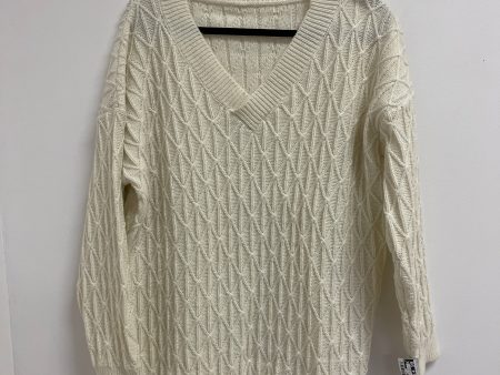 Sweater By Clothes Mentor In Cream, Size: L Online Hot Sale