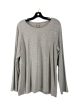 Top Long Sleeve Basic By Chicos In Grey, Size: 2 For Cheap