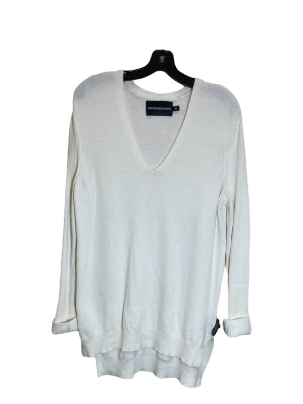 Sweater By Calvin Klein In Cream, Size: L Supply