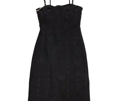 Dress Casual Midi By Clothes Mentor In Black Denim, Size: Xl Online Hot Sale