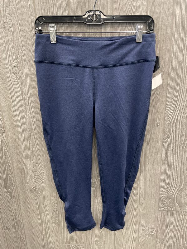 Athletic Capris By Gaiam In Blue, Size: M Fashion