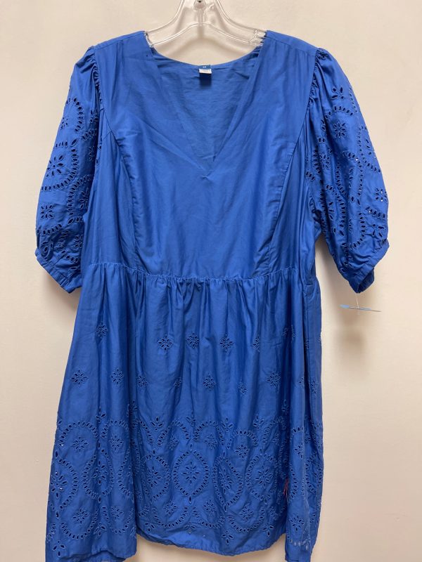 Dress Casual Short By Old Navy In Blue, Size: 2x For Cheap