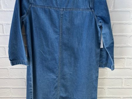 Dress Casual Short By Madewell In Blue Denim, Size: S For Cheap