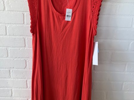 Dress Casual Short By Loft In Orange, Size: M Supply