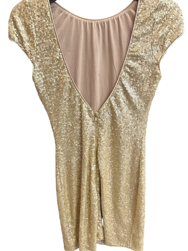 Dress Casual Midi By Dress The Population In Gold, Size: S Sale