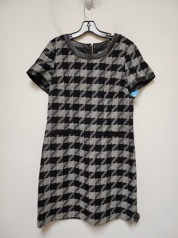 Dress Designer By Karl Lagerfeld In Plaid Pattern, Size: M For Discount