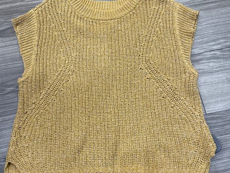 Sweater Short Sleeve By Old Navy In Gold, Size: S on Sale